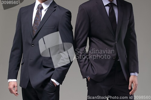 Image of Two men in elegant suit 