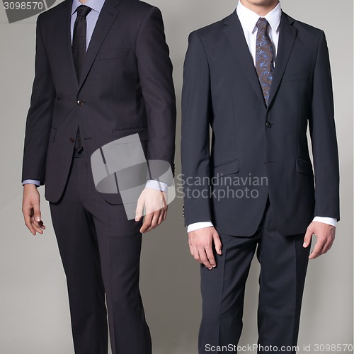 Image of Two men in elegant suit 
