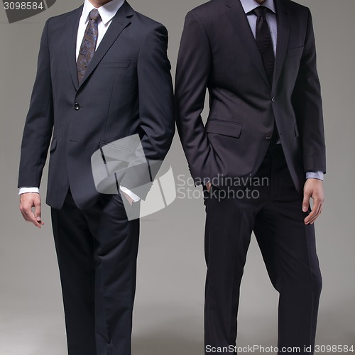Image of Two men in elegant suit 