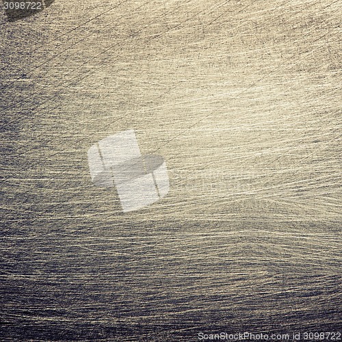 Image of Aged metal plate, scratched texture, 