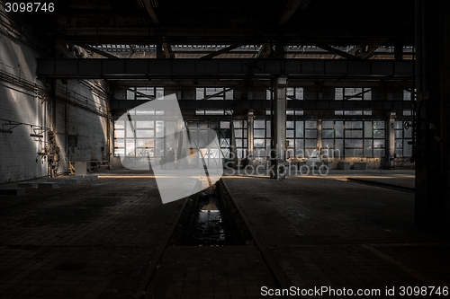 Image of Large industrial hall of a repair station