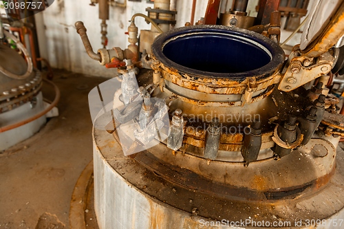 Image of Industrial interior with storage tank 