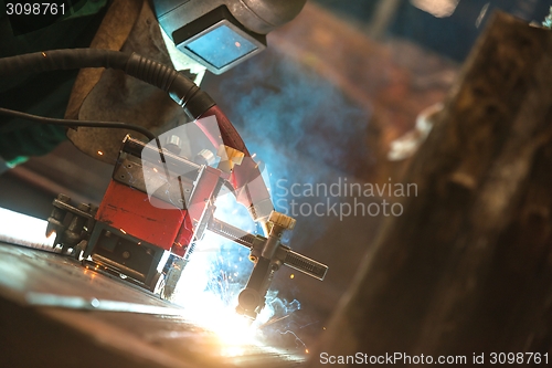 Image of Electricity distribution hall in metal industry