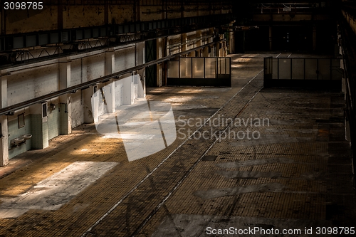 Image of Large industrial hall of a repair station