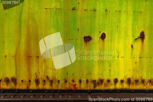 Image of Industrial worn metal closeup photo