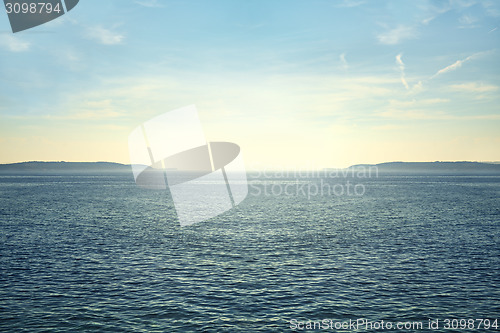 Image of Peaceful seascape at midday