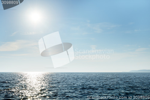 Image of Peaceful seascape at midday