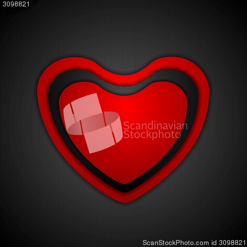 Image of Abstract Valentine background with heart