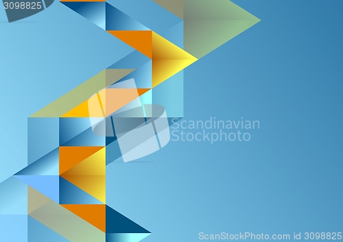 Image of Bright corporate tech background