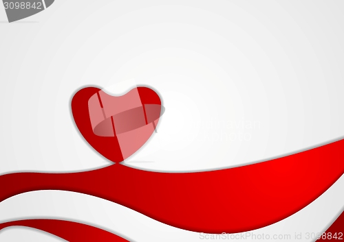 Image of Abstract Valentine background with heart