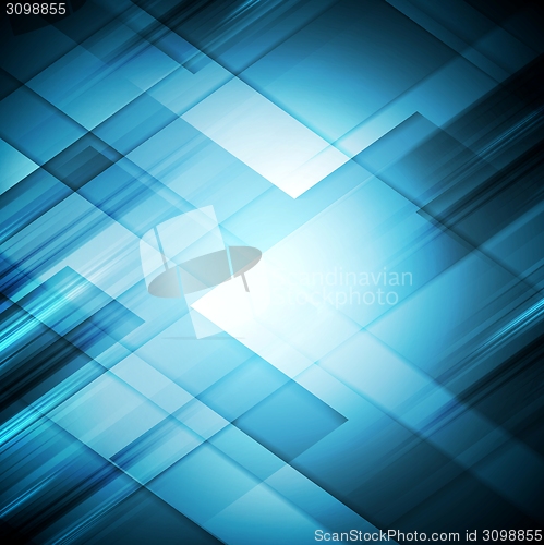 Image of Bright abstract geometric tech background