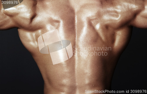 Image of Body of muscular man