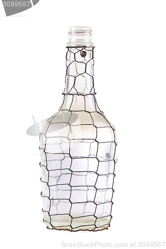 Image of empty glass bottle 