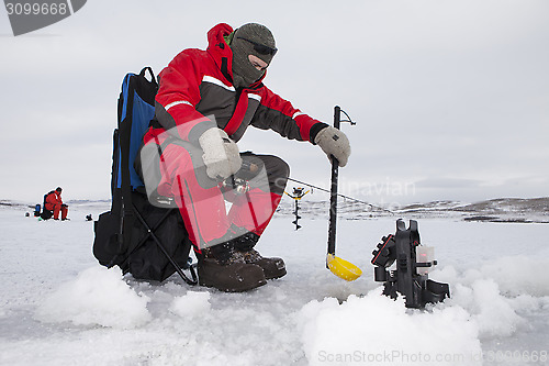 Image of Ice Fishermen