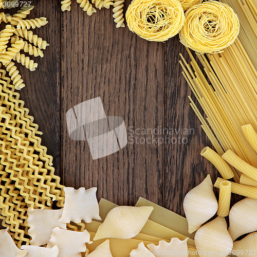 Image of Pasta Background Border