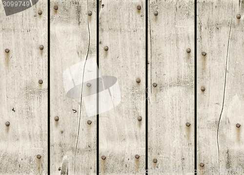 Image of Old white wood background texture