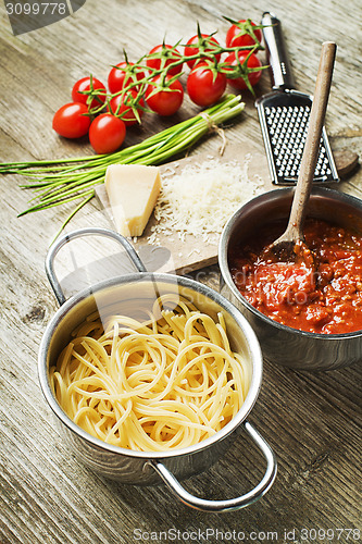 Image of Pasta ingredients