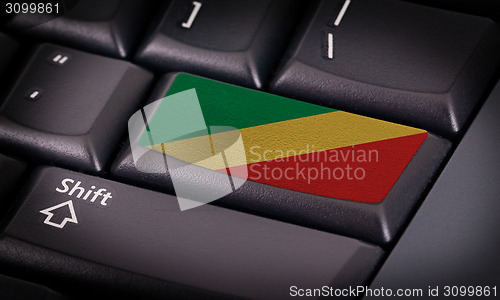 Image of Flag on keyboard