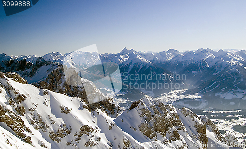 Image of Snow Mountain view - Dachstein