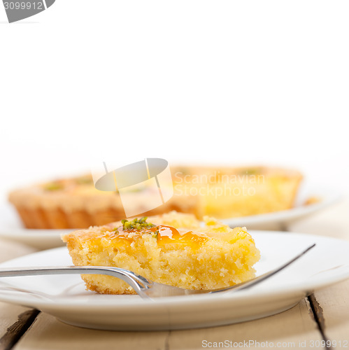 Image of fresh pears pie dessert cake 