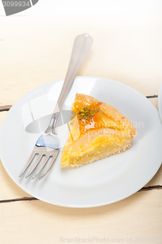 Image of fresh pears pie dessert cake 