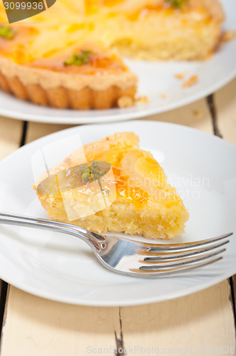 Image of fresh pears pie dessert cake 