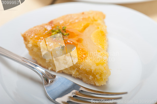 Image of fresh pears pie dessert cake 