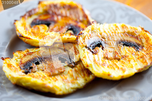 Image of Turkey cutlets with mushrooms