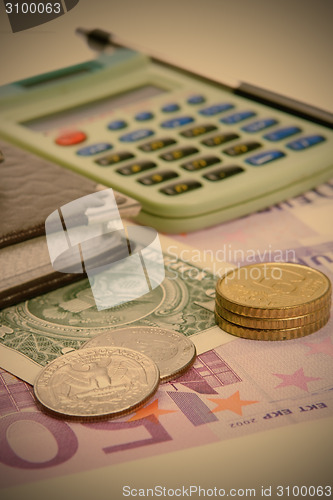 Image of Still life with Money