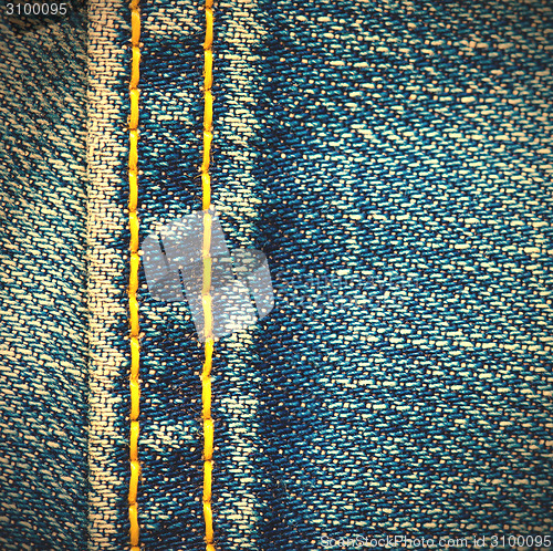 Image of Jeans texture with seams