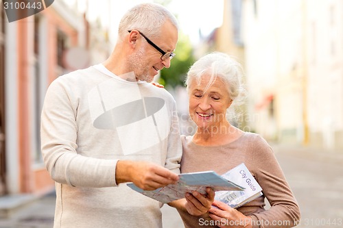 Image of senior couple on city street