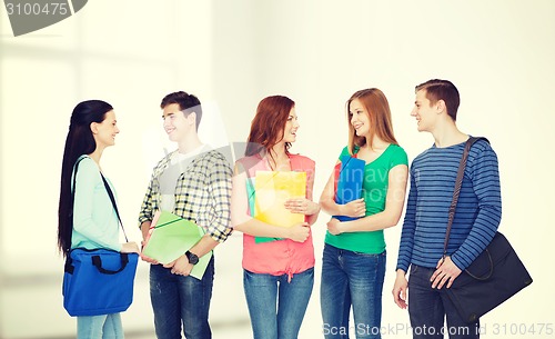 Image of group of smiling students standing