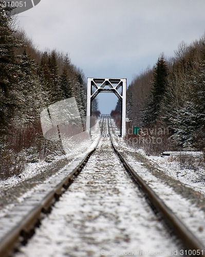 Image of Persêctive on a railroad