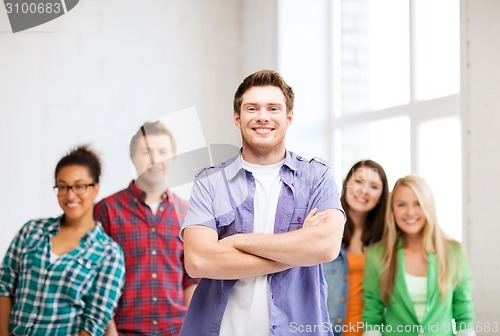 Image of student boy at school