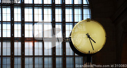 Image of Clock train station