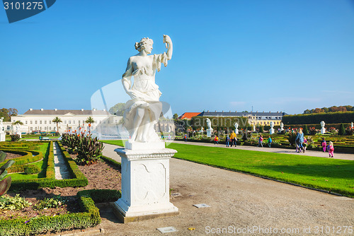 Image of The Herrenhausen Gardens in Hanover, Germany