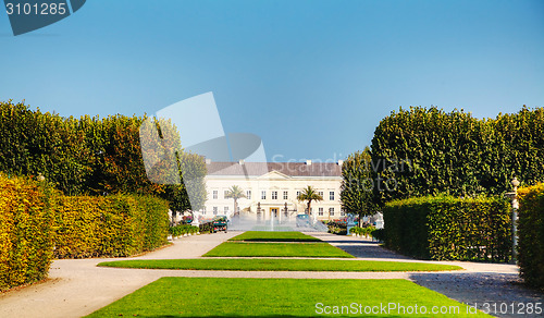 Image of The Herrenhausen Gardens in Hanover, Germany