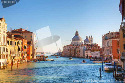 Image of View to Basilica Di Santa Maria della Salute in Venice