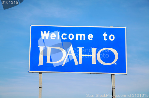 Image of Welcome to Idaho sign