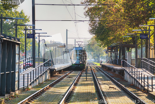 Image of Tram on the street of Hanover