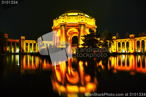 Image of The Palace of Fine Arts in San Francisco