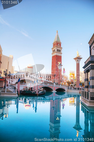 Image of Las Vegas boulevard in the morning
