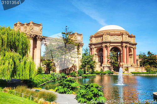 Image of The Palace of Fine Arts in San Francisco