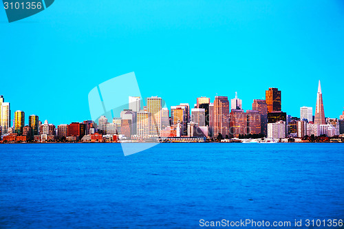 Image of San Francisco cityscape as seen from Treasure Island