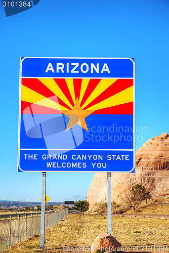 Image of Arizona road sign