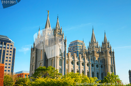 Image of Mormons Temple in Salt Lake City, UT