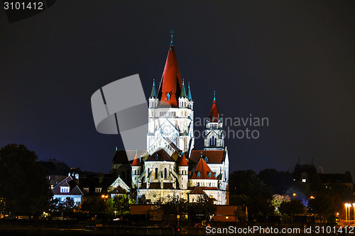 Image of St. Francis of Assisi Church in Vienna, Austria