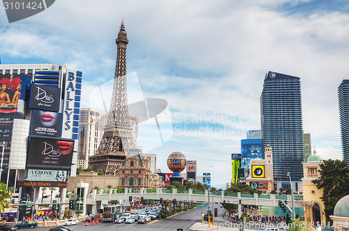 Image of Las Vegas boulevard in the morning