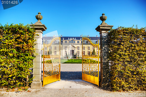 Image of The Herrenhausen Gardens in Hanover, Germany