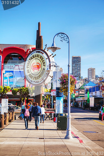 Image of Famous Fisherman's Wharf of San Francisco